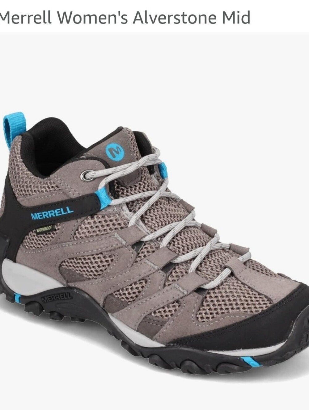 NEW - Merrell Alverstone Mid Waterproof Hiking Shoes - 8
